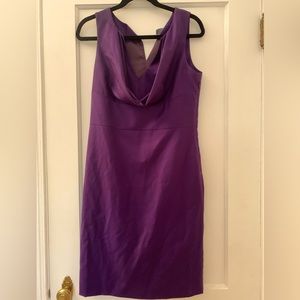 Pure wool purple J Crew dress